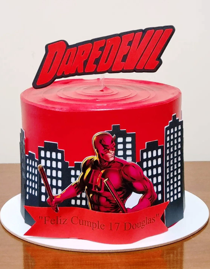 Handsome Daredevil Cake