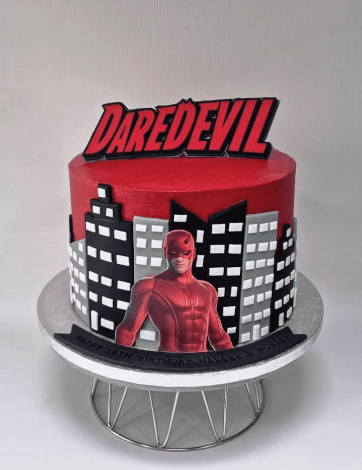 Magnetic Daredevil Cake