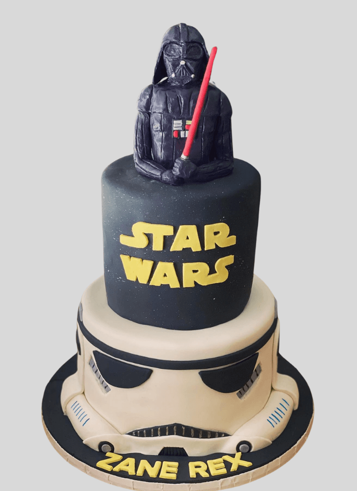 Alluring Darth Vader Cake