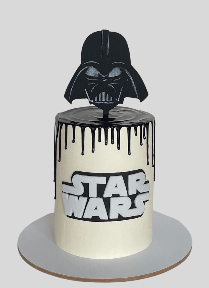 Appealing Darth Vader Cake