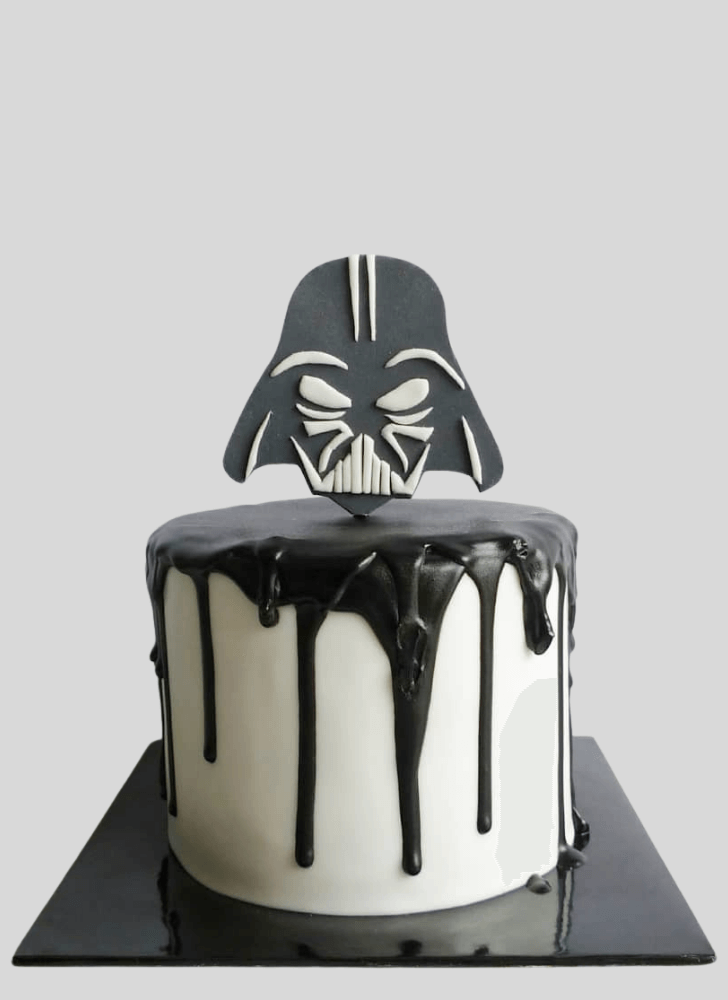 Charming Darth Vader Cake