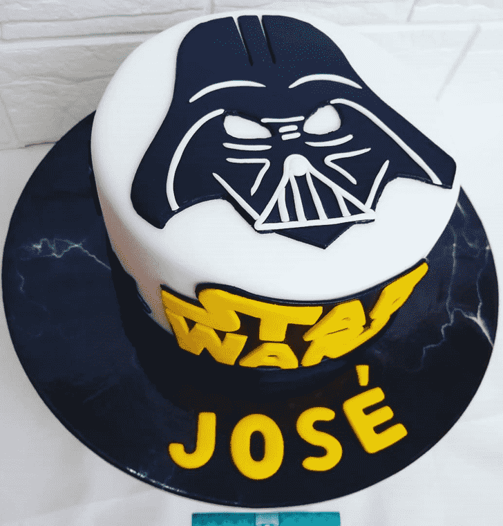 Charming Darth Vader Cake