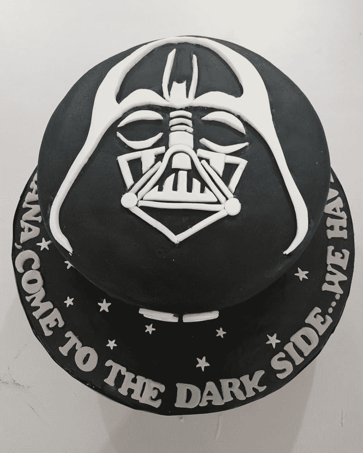Elegant Darth Vader Cake
