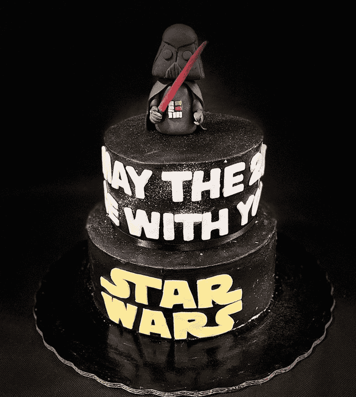 Excellent Darth Vader Cake