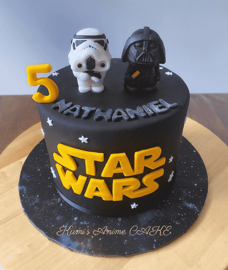 Handsome Darth Vader Cake