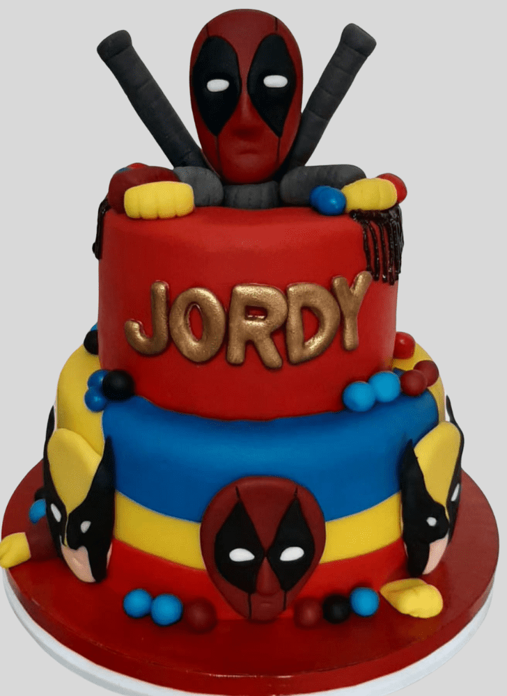 Captivating Deadpool and Wolverine Cake