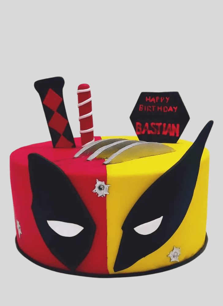 Enthralling Deadpool and Wolverine Cake