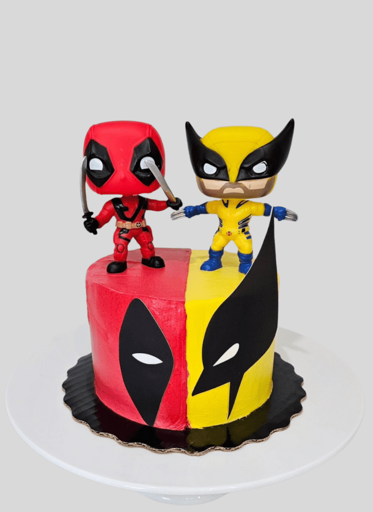 Enticing Deadpool and Wolverine Cake