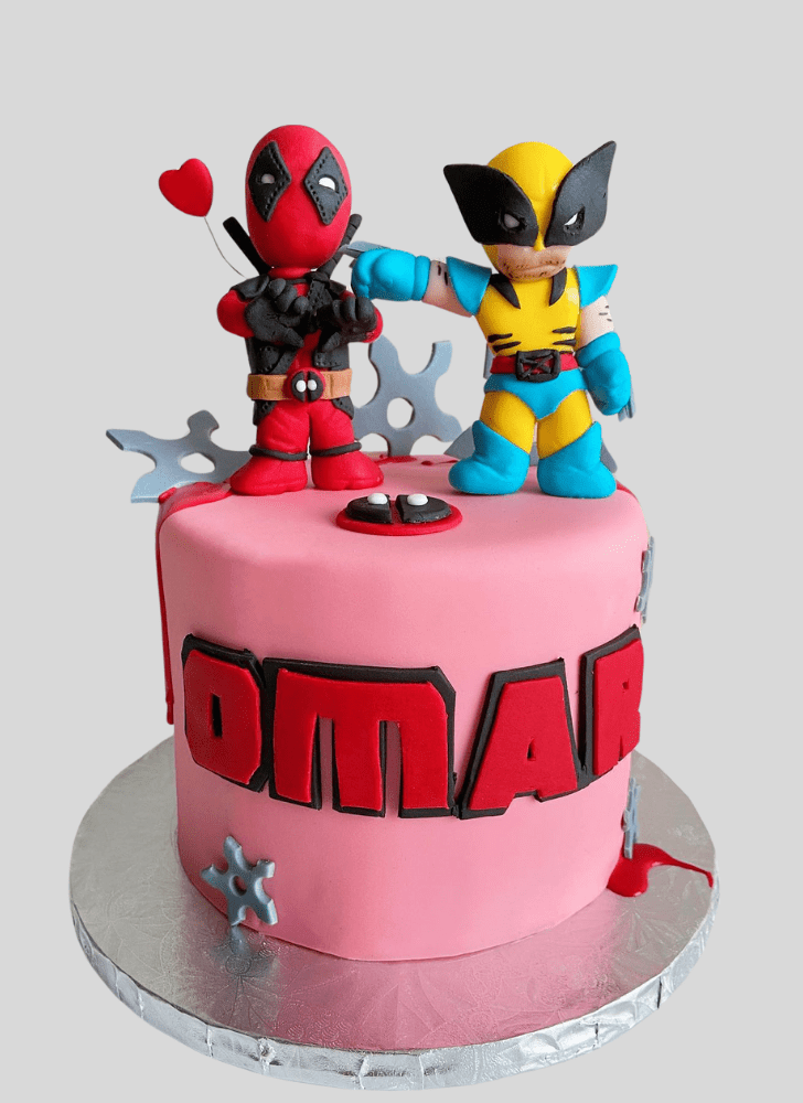 Fair Deadpool and Wolverine Cake