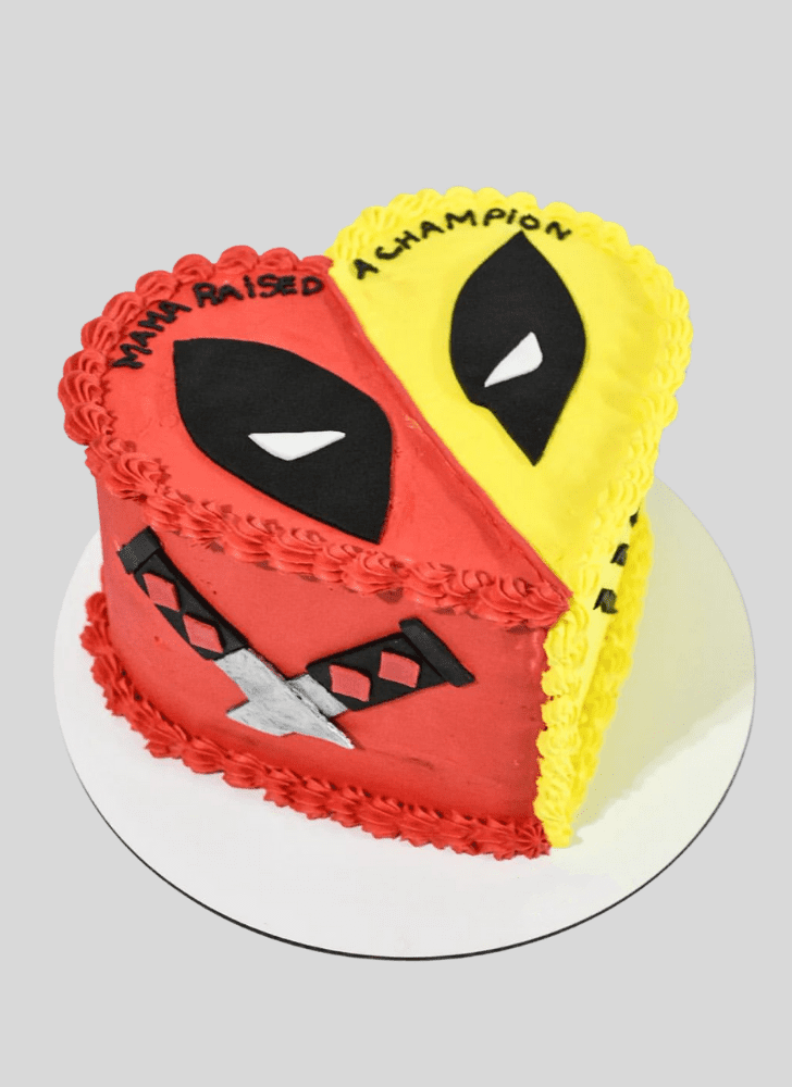 Fetching Deadpool and Wolverine Cake