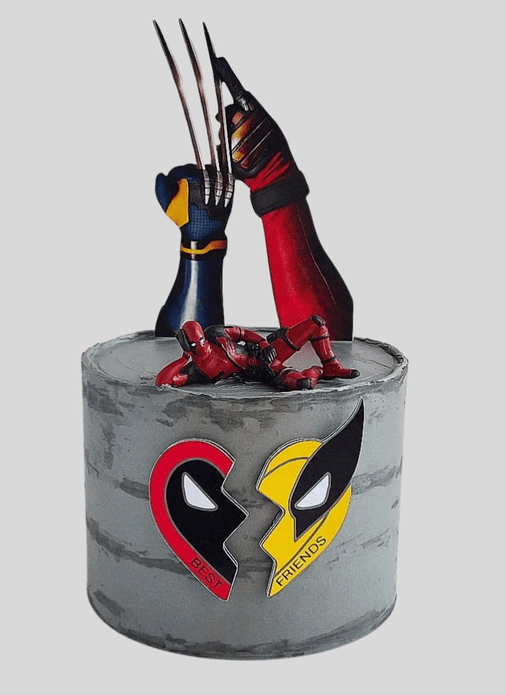 Grand Deadpool and Wolverine Cake