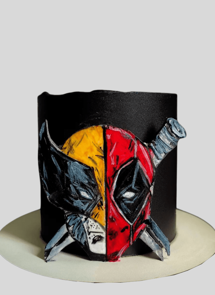 Nice Deadpool and Wolverine Cake