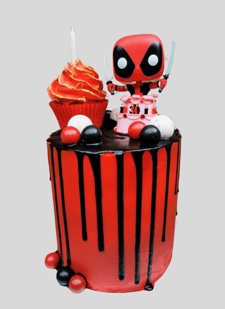 Bewitching Deadpool Cake