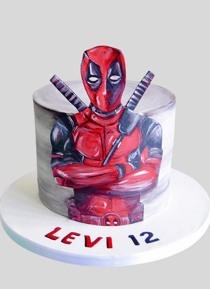 Charming Deadpool Cake