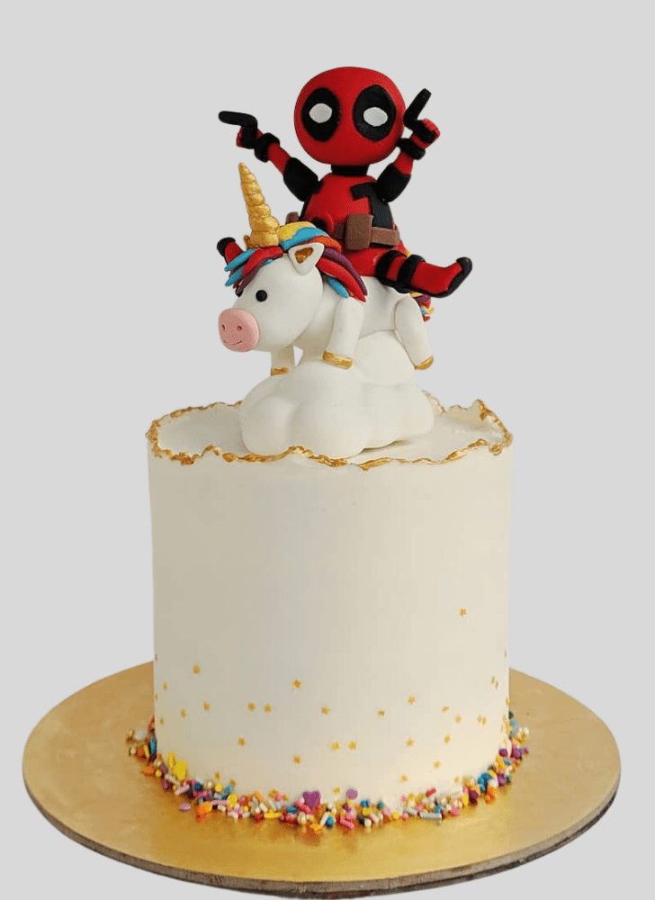 Dazzling Deadpool Cake