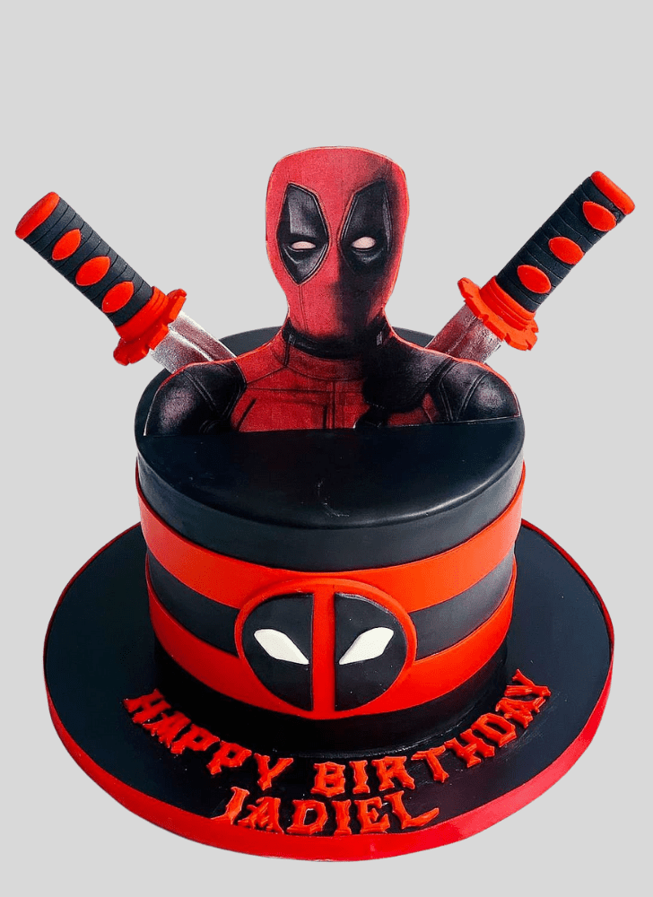 Delightful Deadpool Cake