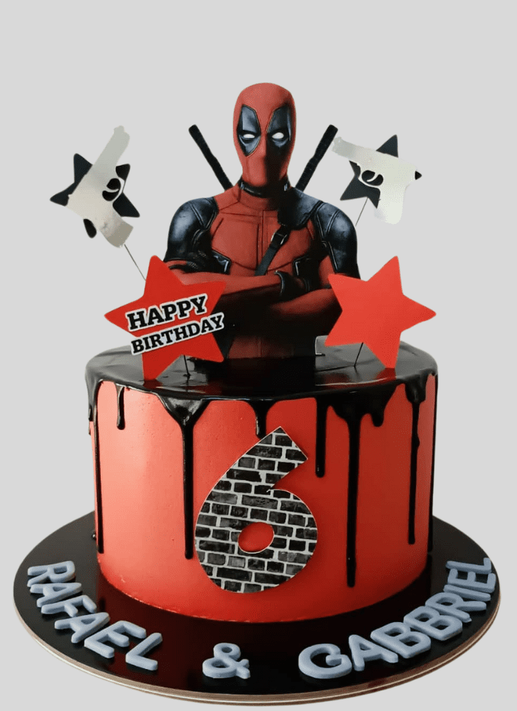 Fine Deadpool Cake