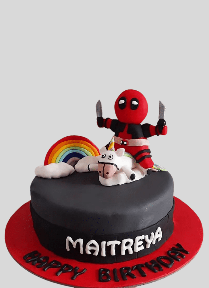 Good Looking Deadpool Cake