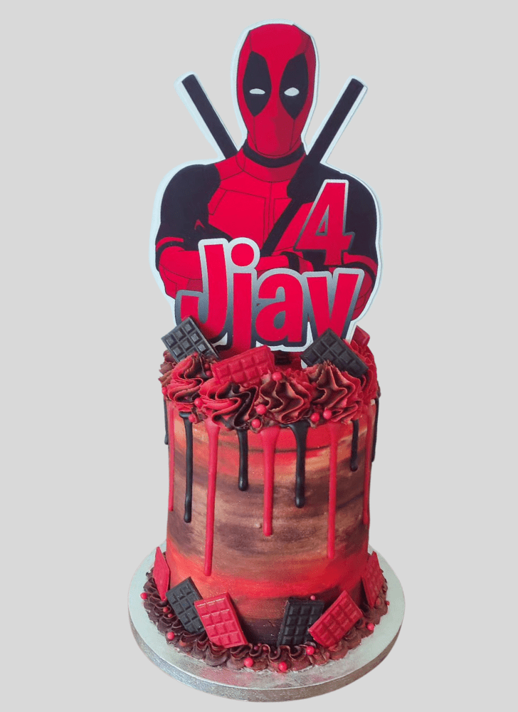 Graceful Deadpool Cake