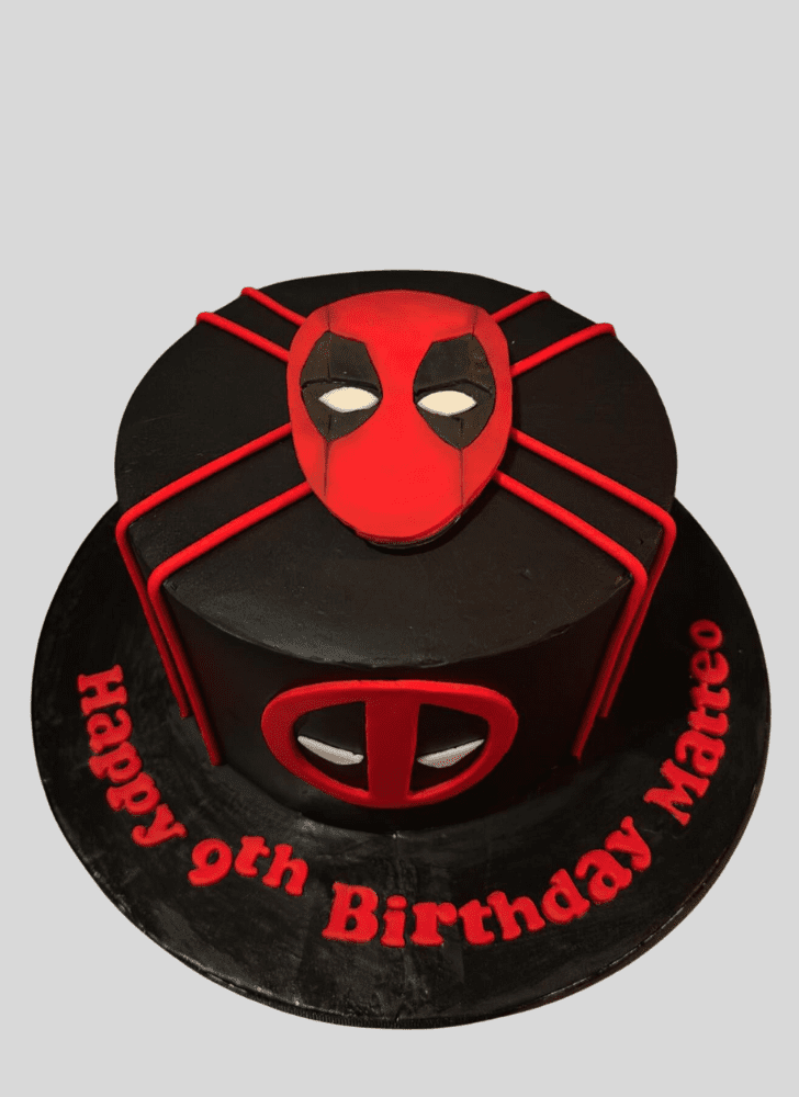 Handsome Deadpool Cake