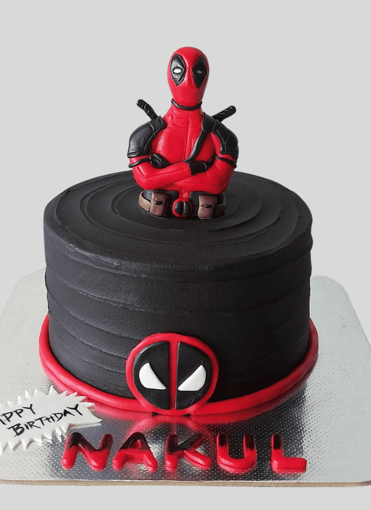 Inviting Deadpool Cake