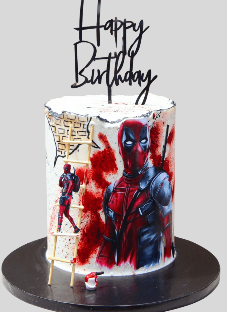 Magnetic Deadpool Cake