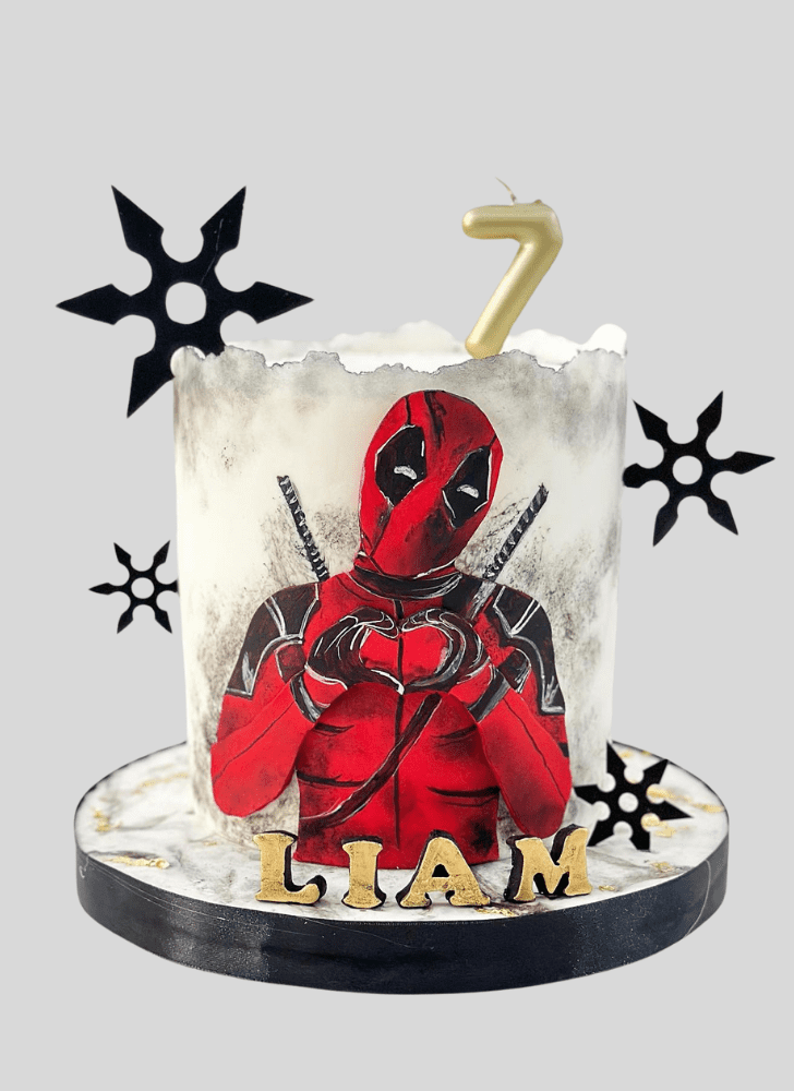 Marvelous Deadpool Cake