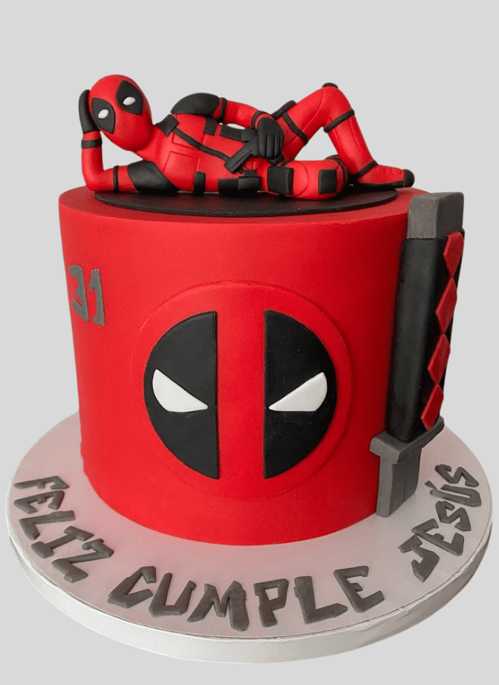 Nice Deadpool Cake