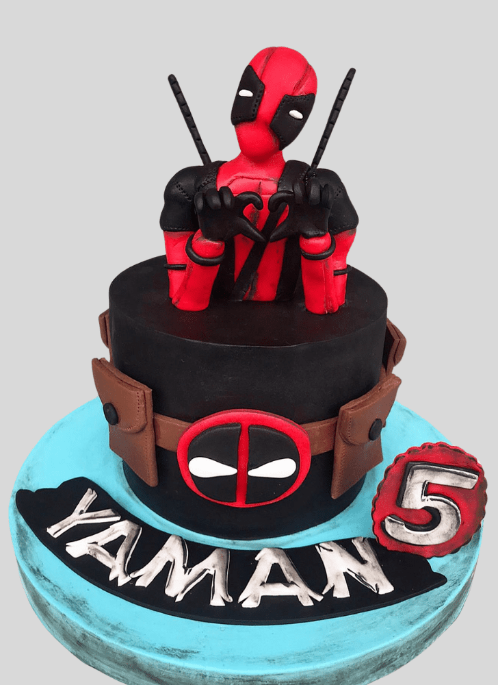 Radiant Deadpool Cake