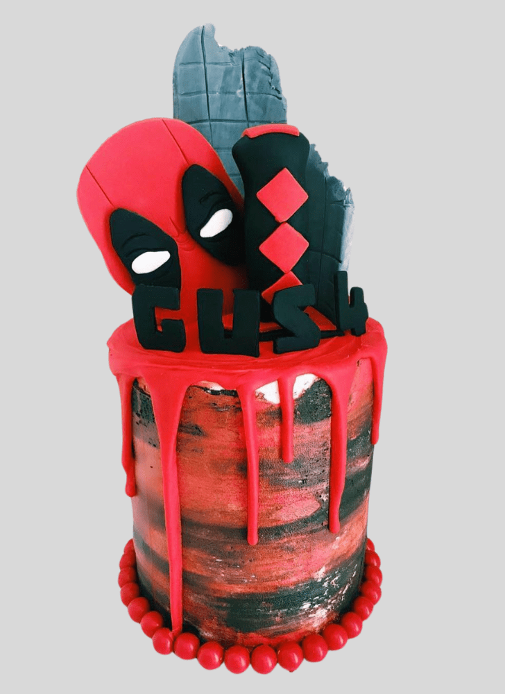 Ravishing Deadpool Cake