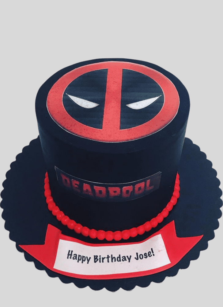 Stunning Deadpool Cake