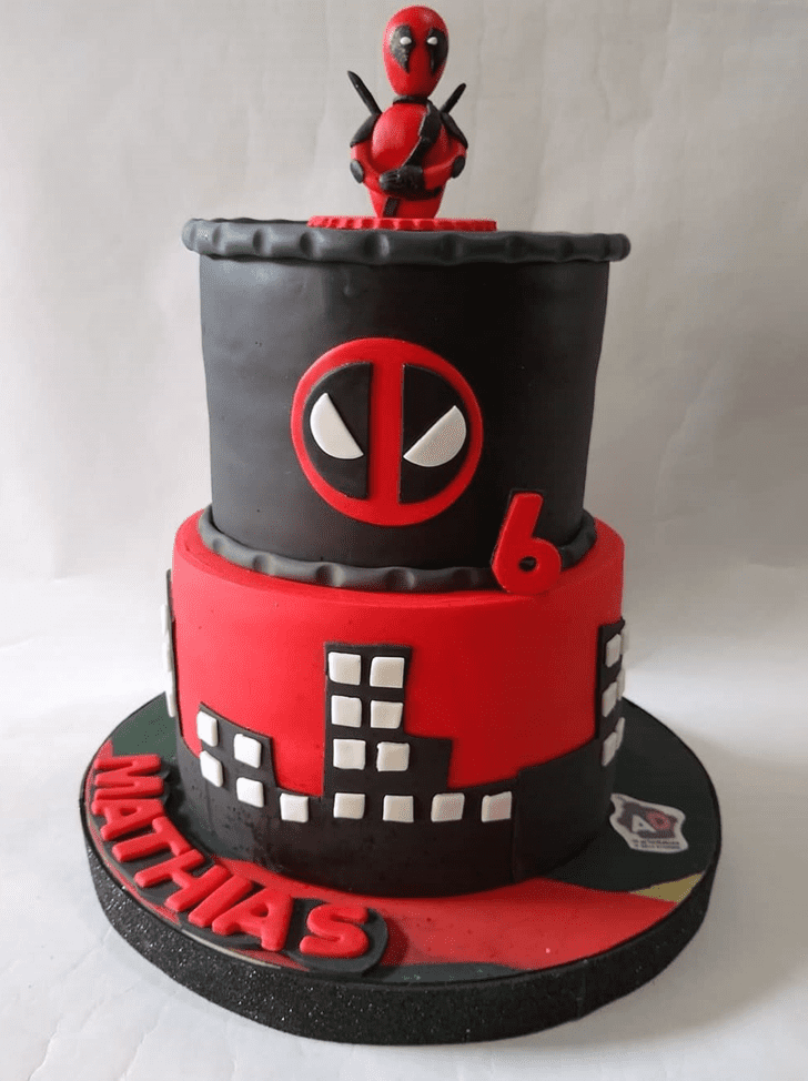 Angelic Deadpool Cake