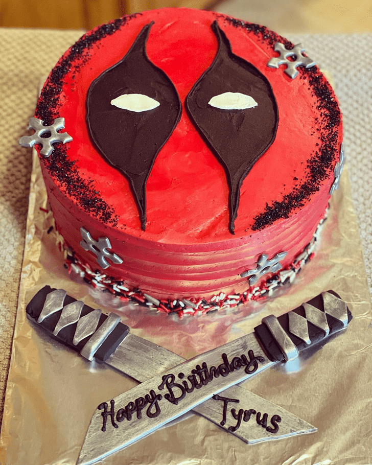 Bewitching Deadpool Cake