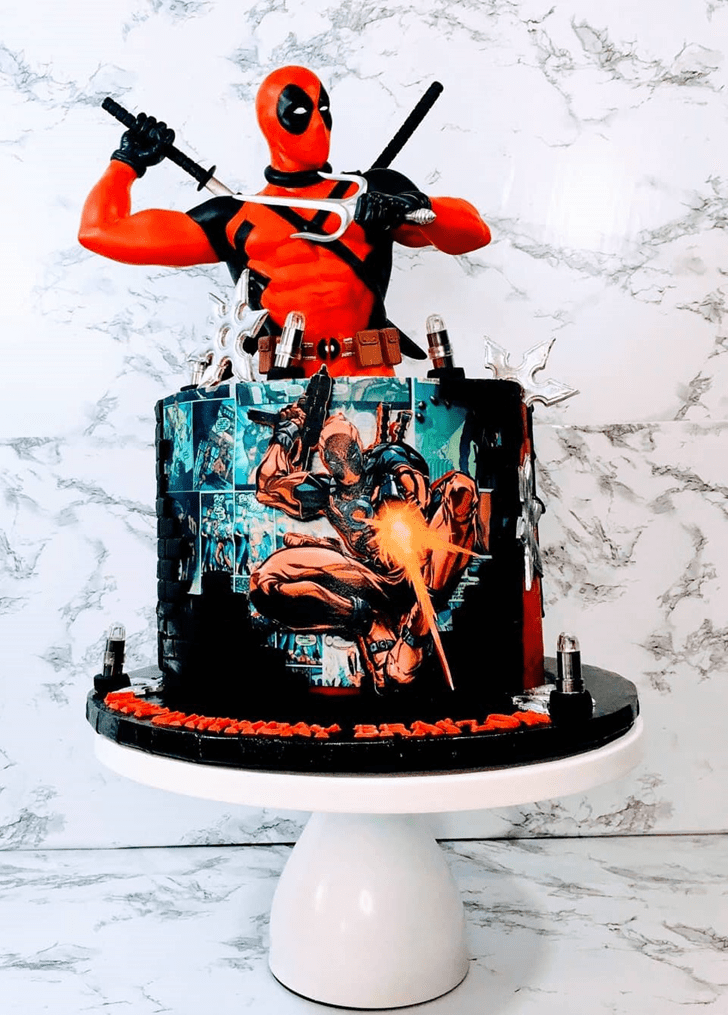 Cute Deadpool Cake