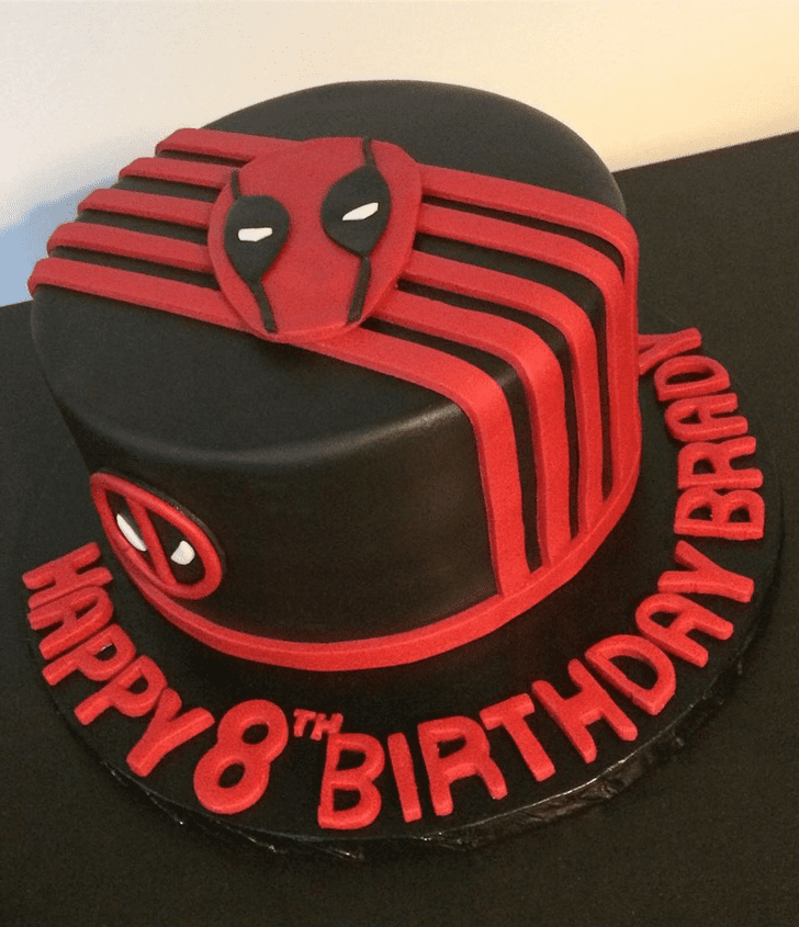 Excellent Deadpool Cake