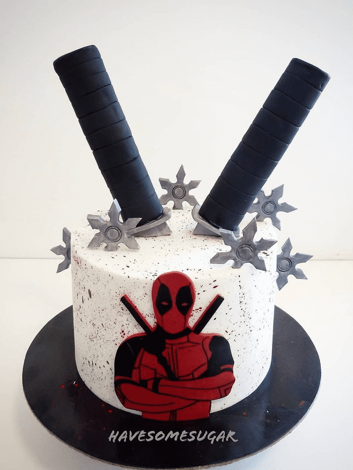 Exquisite Deadpool Cake
