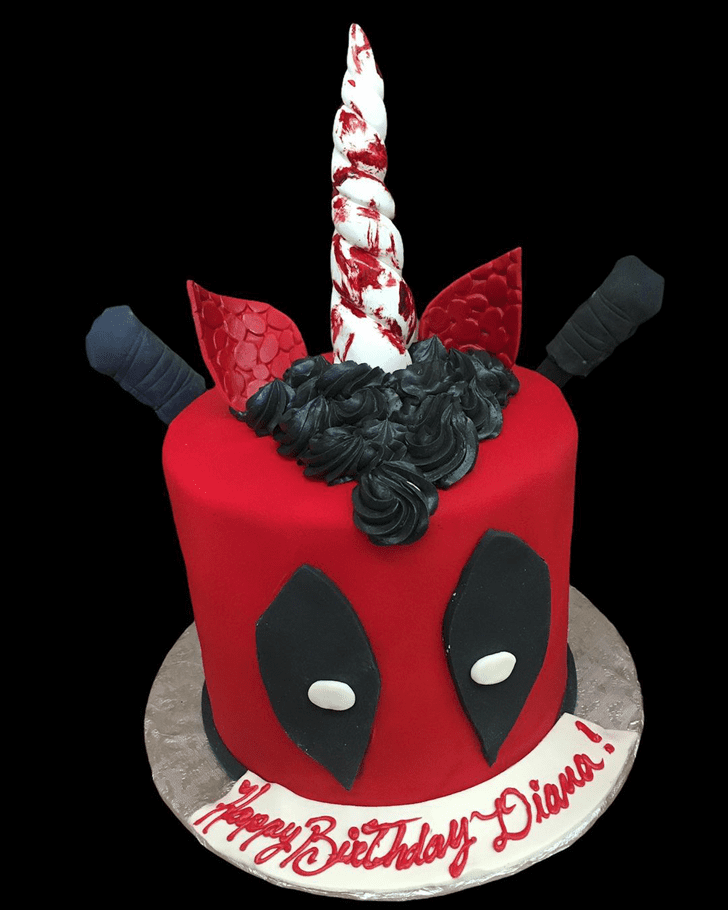 Magnificent Deadpool Cake