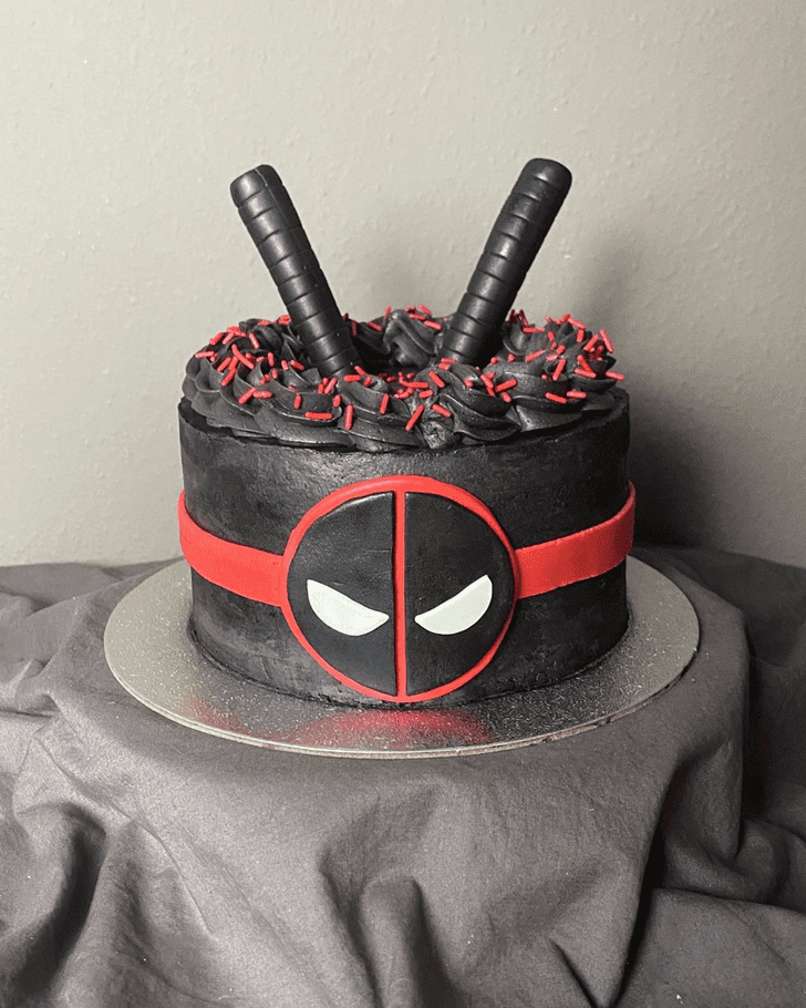 Ravishing Deadpool Cake