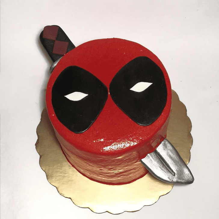 Resplendent Deadpool Cake