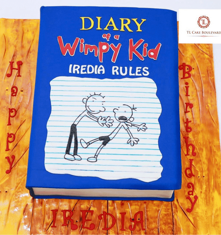 Adorable Diary of a Wimpy Kid Cake