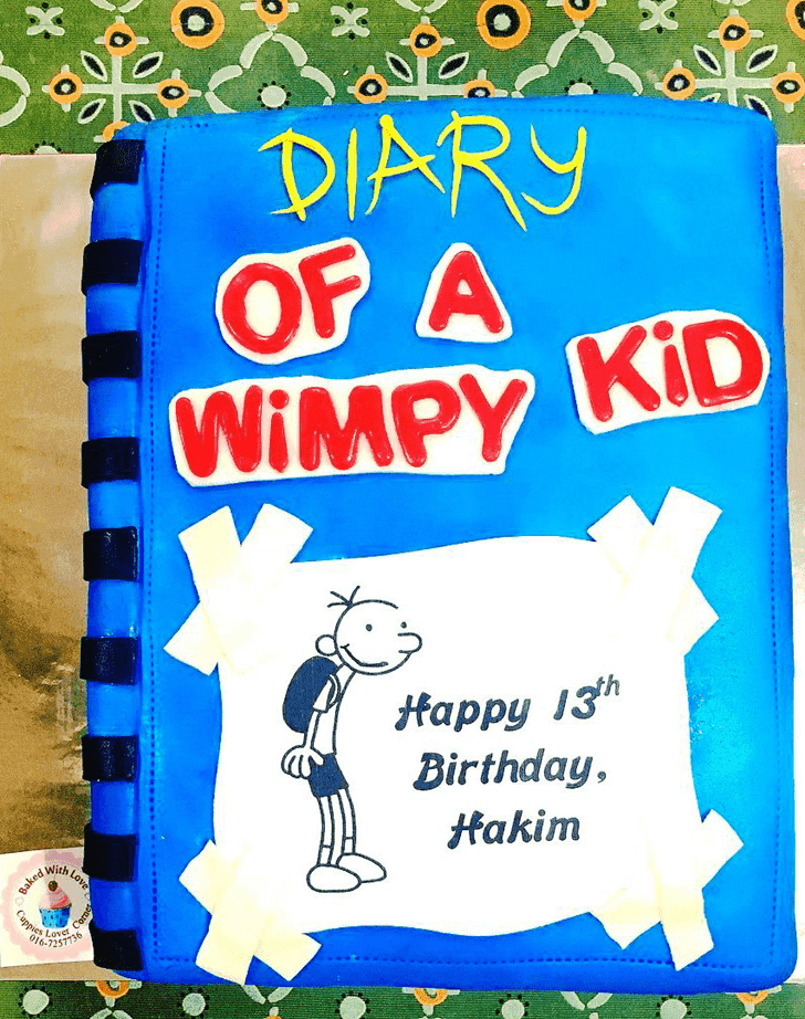 Appealing Diary of a Wimpy Kid Cake