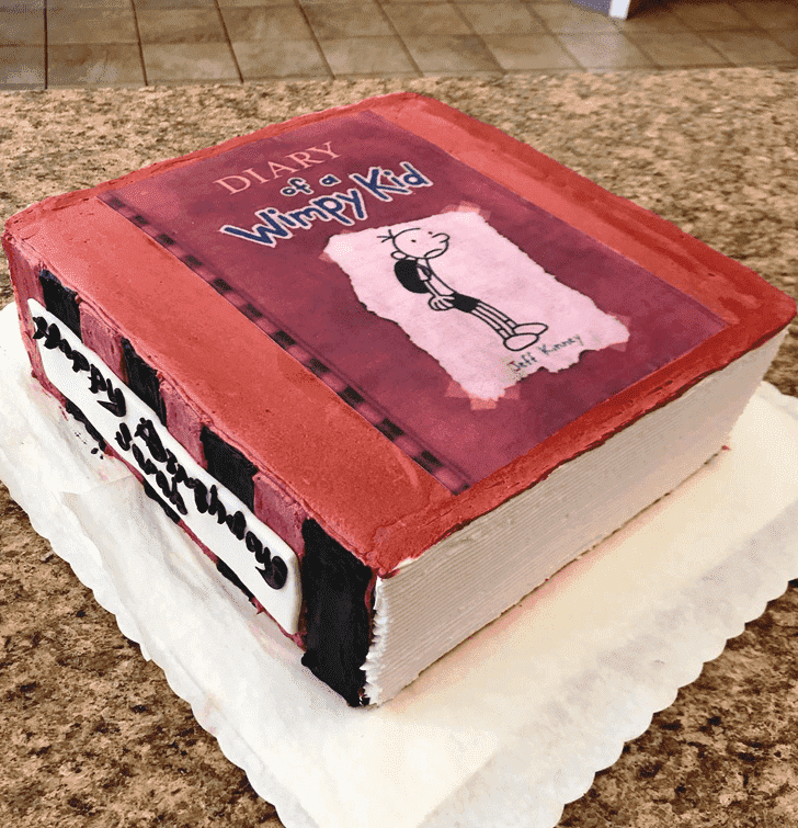Cute Diary of a Wimpy Kid Cake