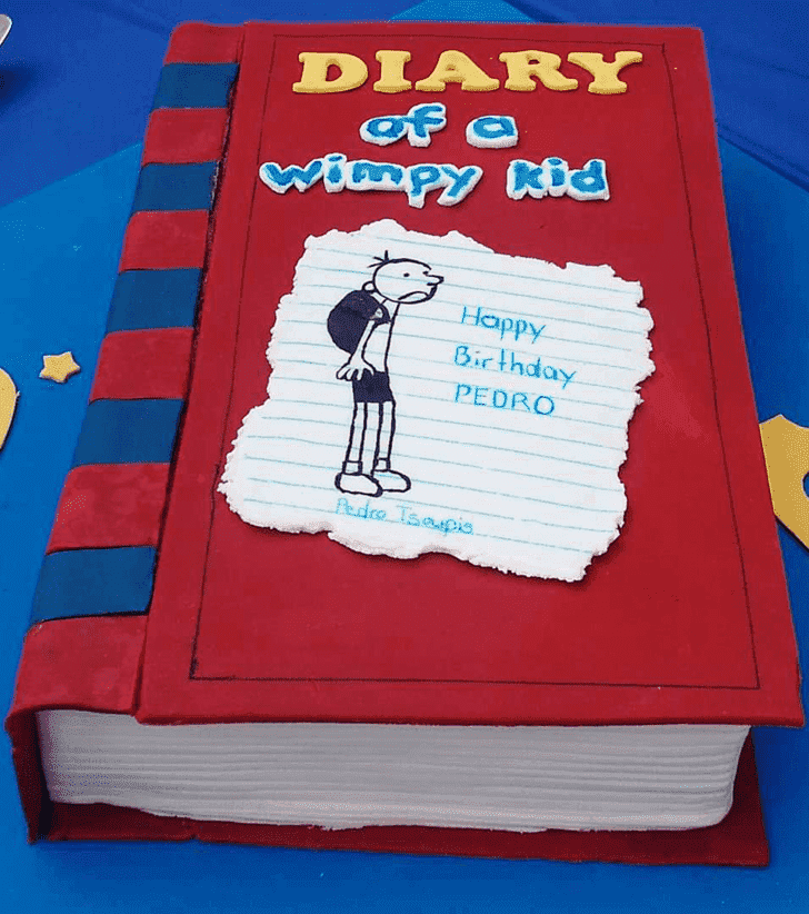 Delightful Diary of a Wimpy Kid Cake