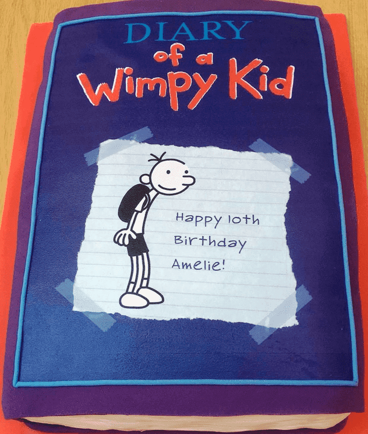 Enthralling Diary of a Wimpy Kid Cake