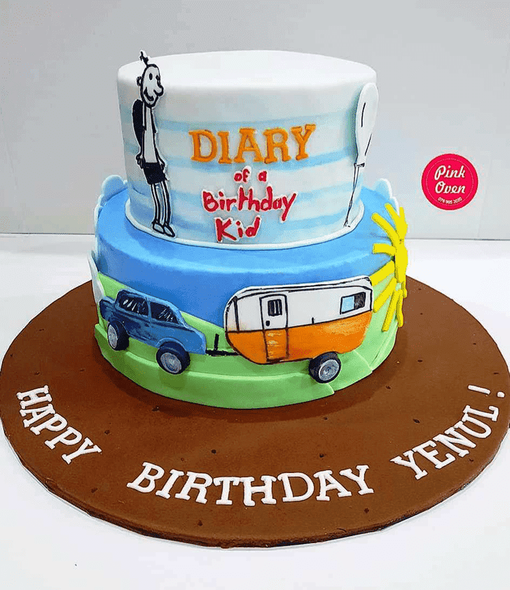 Enticing Diary of a Wimpy Kid Cake