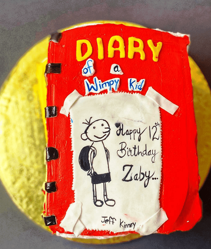 Excellent Diary of a Wimpy Kid Cake
