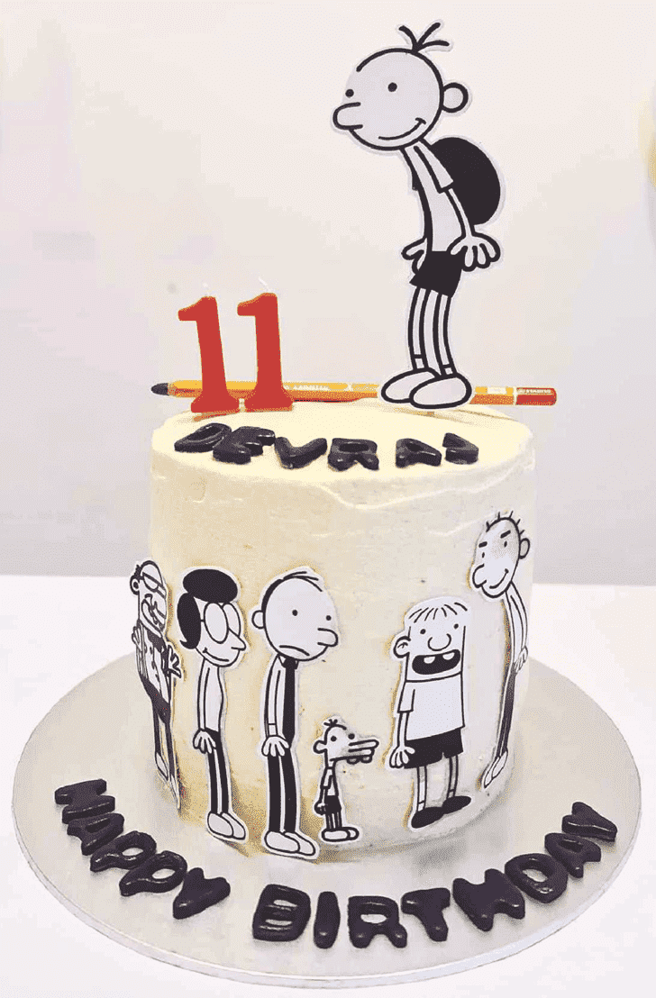 Grand Diary of a Wimpy Kid Cake