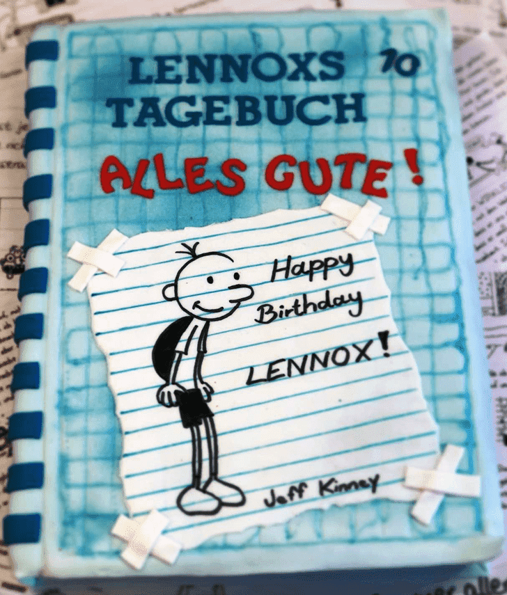 Ideal Diary of a Wimpy Kid Cake