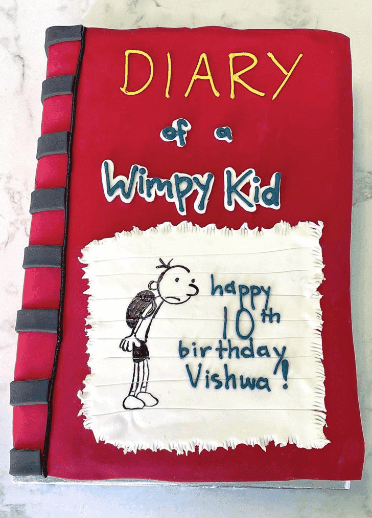 Inviting Diary of a Wimpy Kid Cake