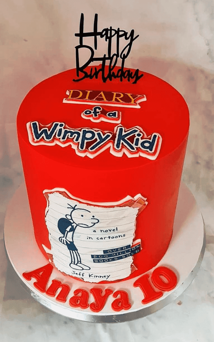 Magnificent Diary of a Wimpy Kid Cake